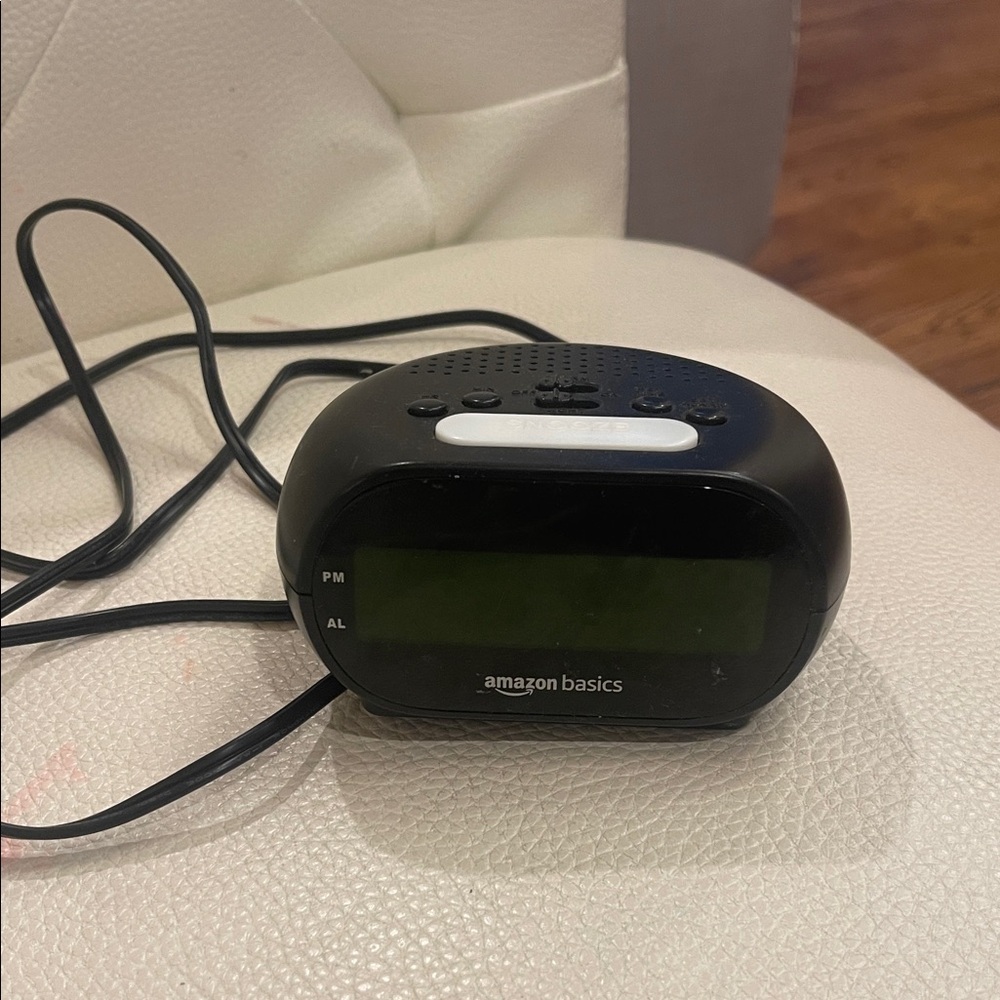 Black Digital Alarm Clock